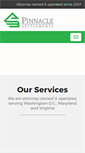 Mobile Screenshot of pinnaclesettlements.com